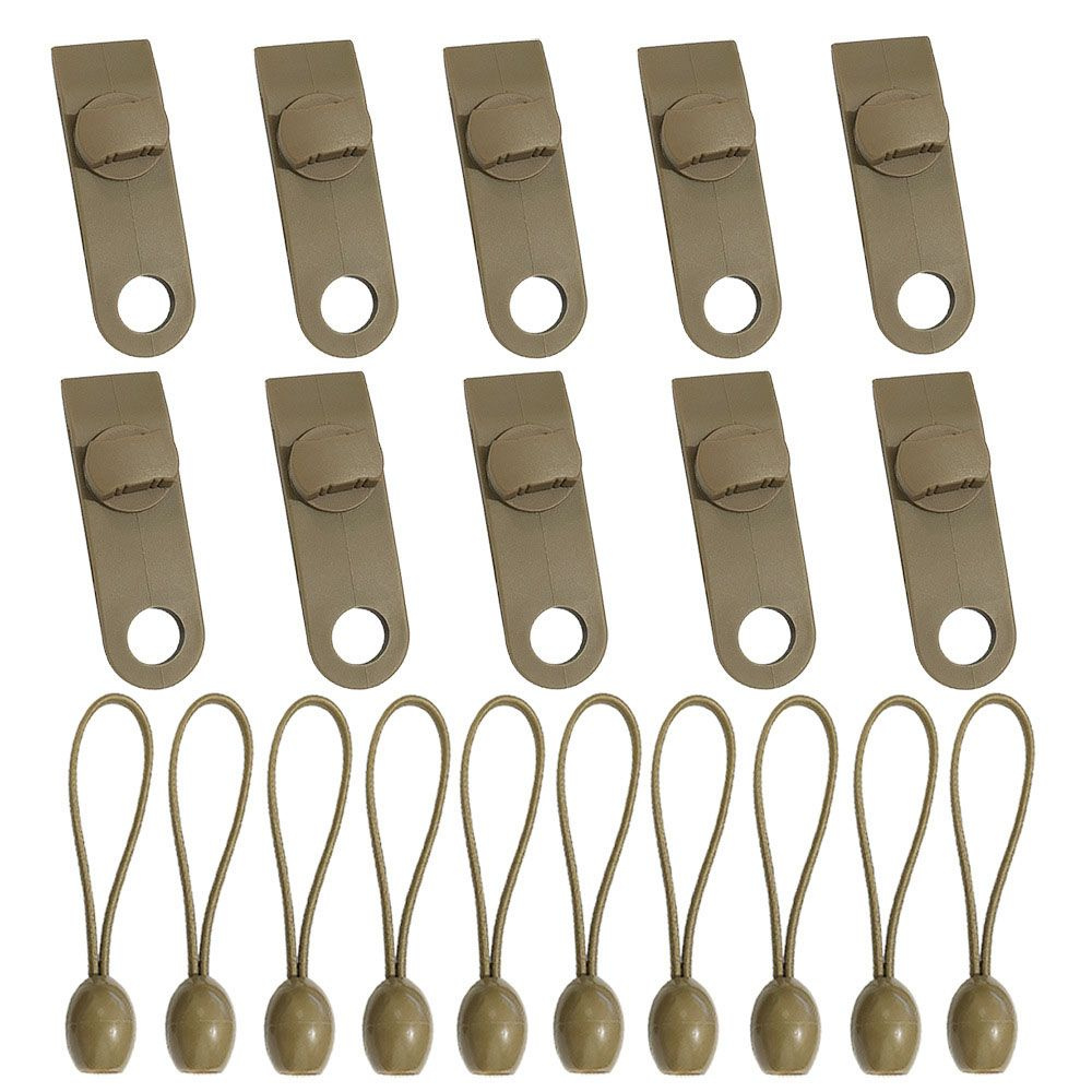 10 шт., зажимы для брезента, сверхмощный фиксатор для палатки, зажим с ...