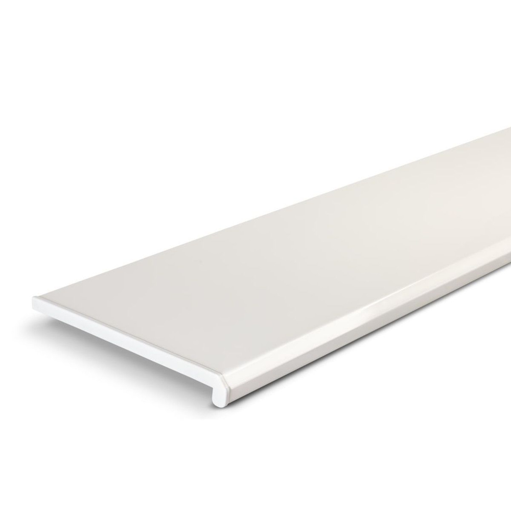 Подоконник ПВХ Danke Standard Белый матовый (сатиновый) 400х1500 + заглушка в комплекте  #1