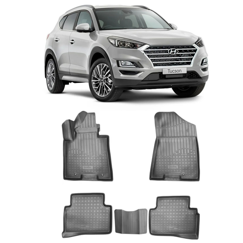 Коврики в салон автомобиля Norplast Коврики для салона Hyundai Tucson III  2015-2023, цвет черный - купить по выгодной цене в интернет-магазине OZON  (1240088655)