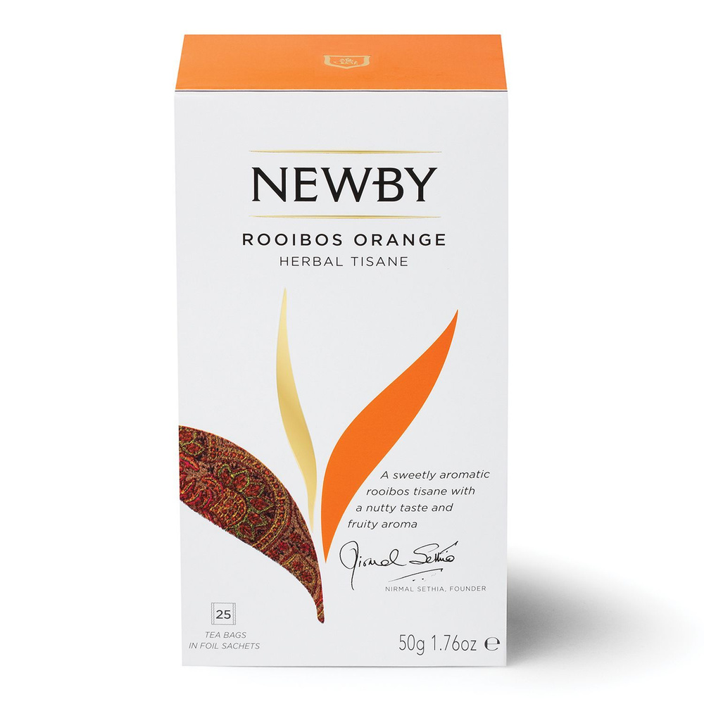 Newby Ройбос апельсин чайный напиток в пакетиках, 25 шт #1