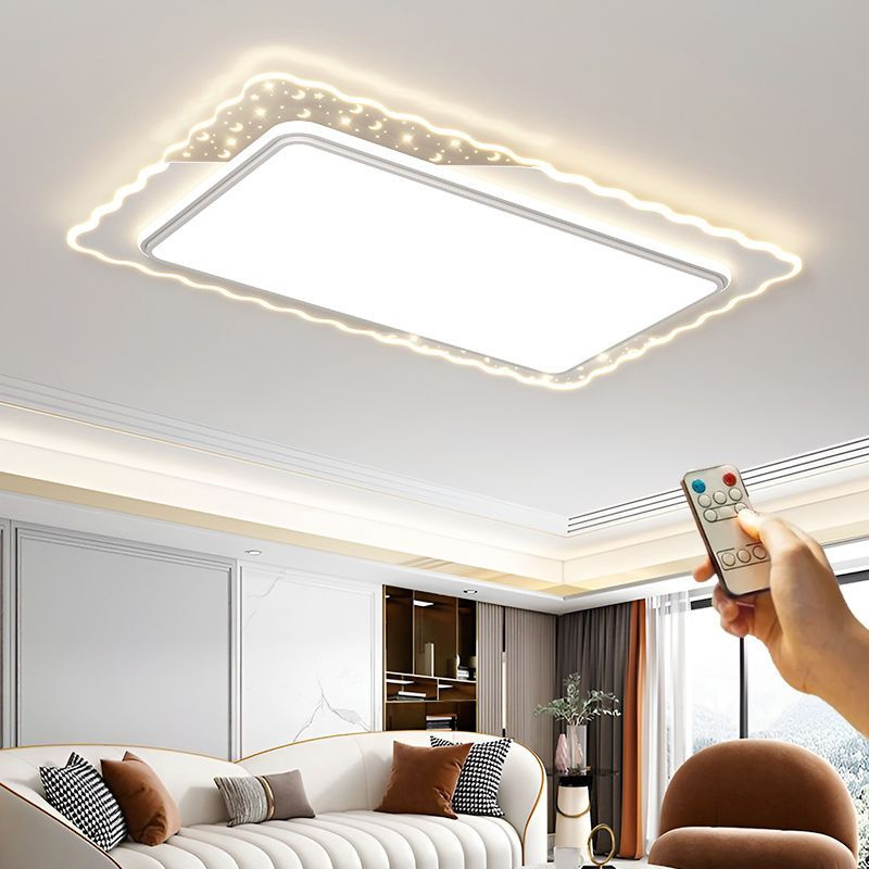 Потолочный светильникСовременный минималистский с дизайном волн и ...