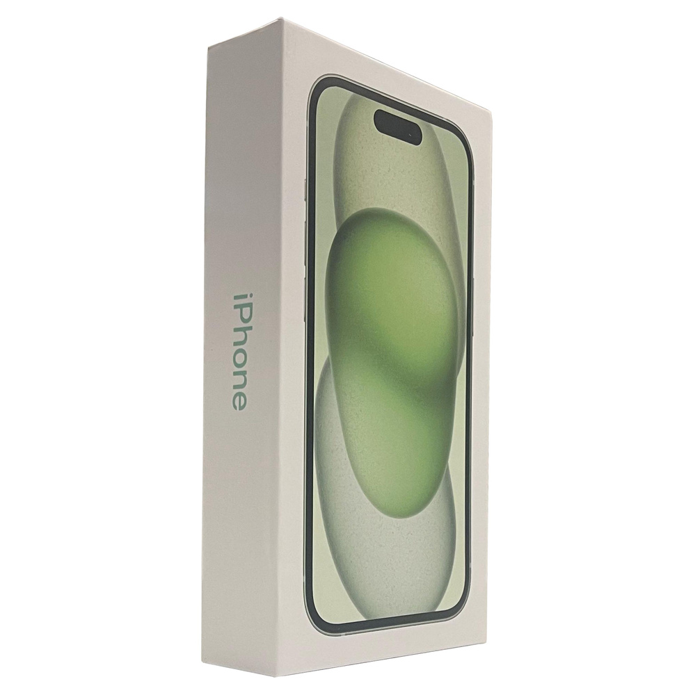 Коробка iPhone 15 Green (Зеленый), Муляж, Сувенирная продукция