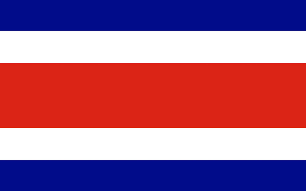 Флаг Коста-Рики 80х120 см с люверсами #1