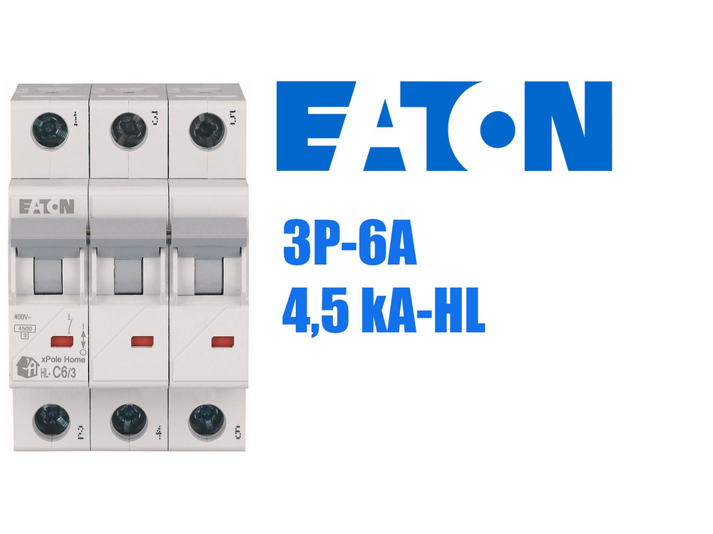 EATON Автоматический выключатель eaton 6А 3 #1