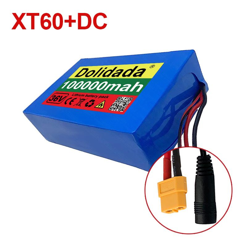 Литий-ионный аккумулятор 18650 Dolidada 36 В 10S2P 100000 мАч 36 В XT60 ...
