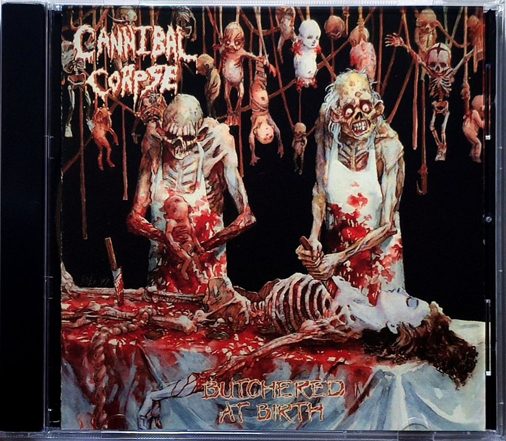 <b>CANNIBAL</b> <b>CORPSE</b> &quot;Butchered At Birth&quot; CD 1991 Death Metal #1.