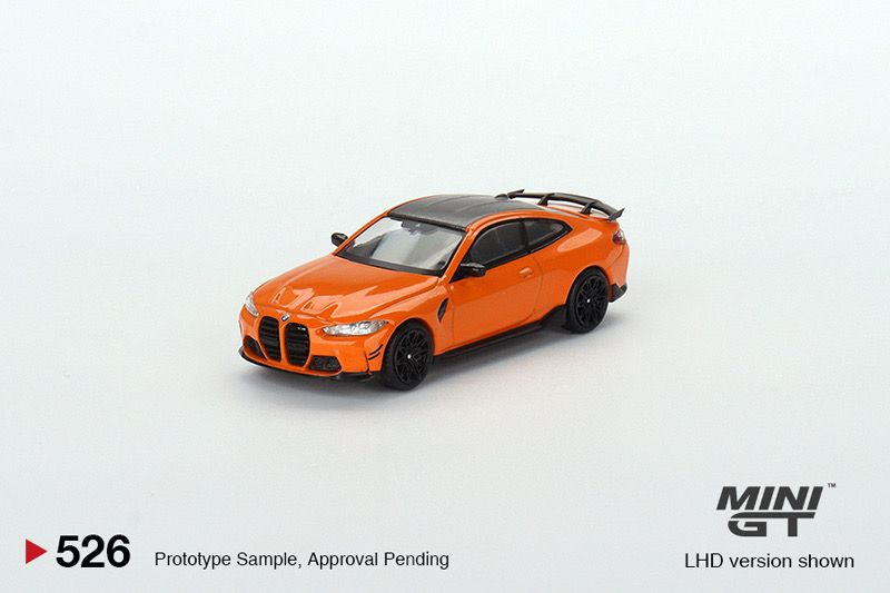 Модель коллекционная Mini GT 1:64 BMW M4 M-Performance G82 Orange #1