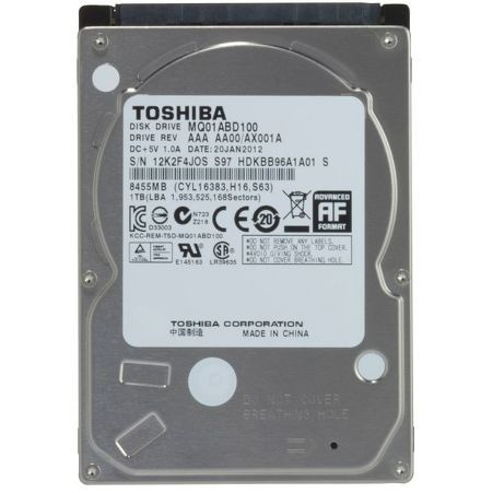 1 ТБ Внутренний жесткий диск Toshiba MQ01ABD100 500 Гб (MQ01ABD100 ...