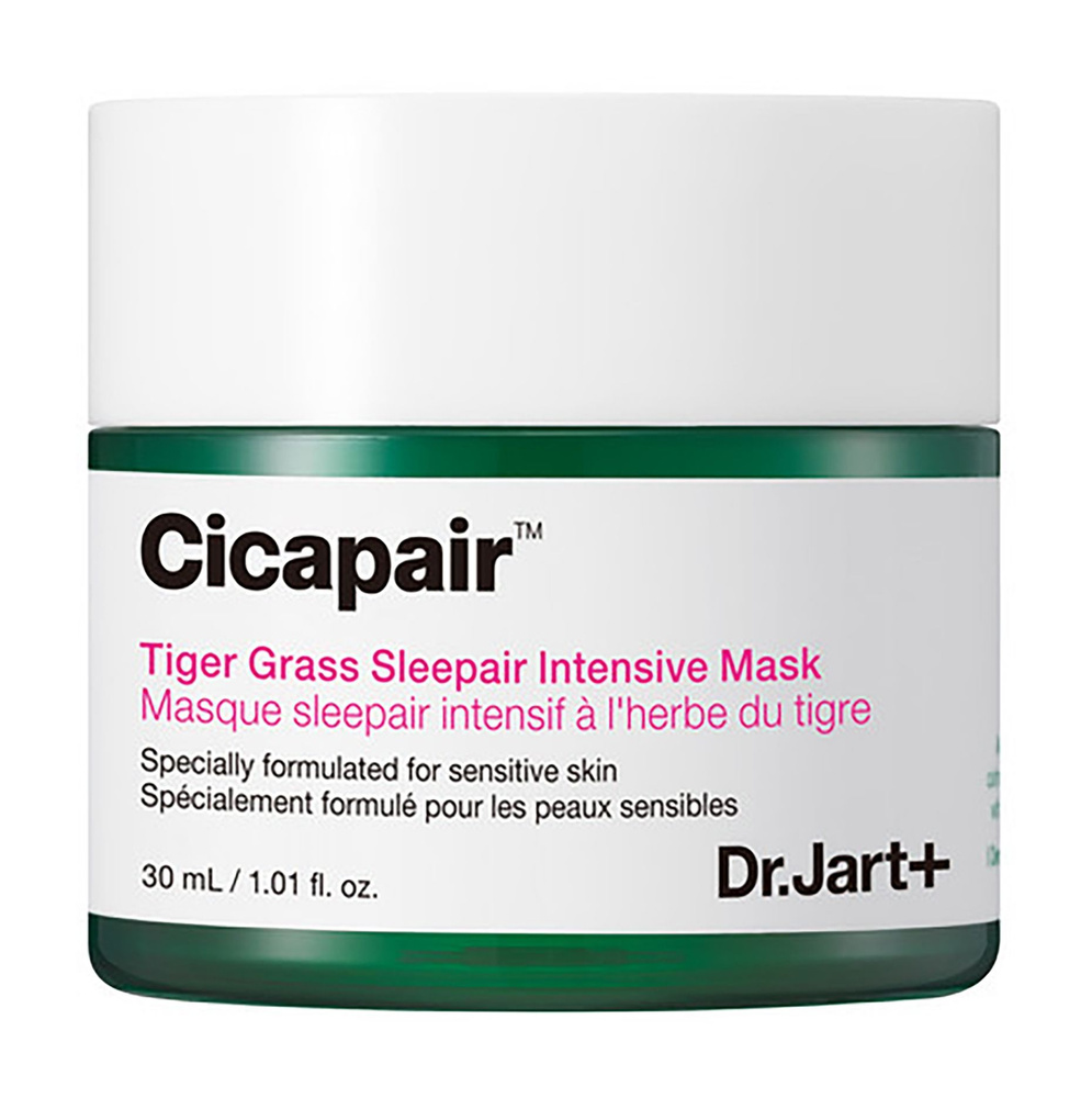 Интенсивная успокаивающая ночная маска для лица / 30 мл / Dr.Jart Cicapair Tiger Grass Sleepair Intensive #1