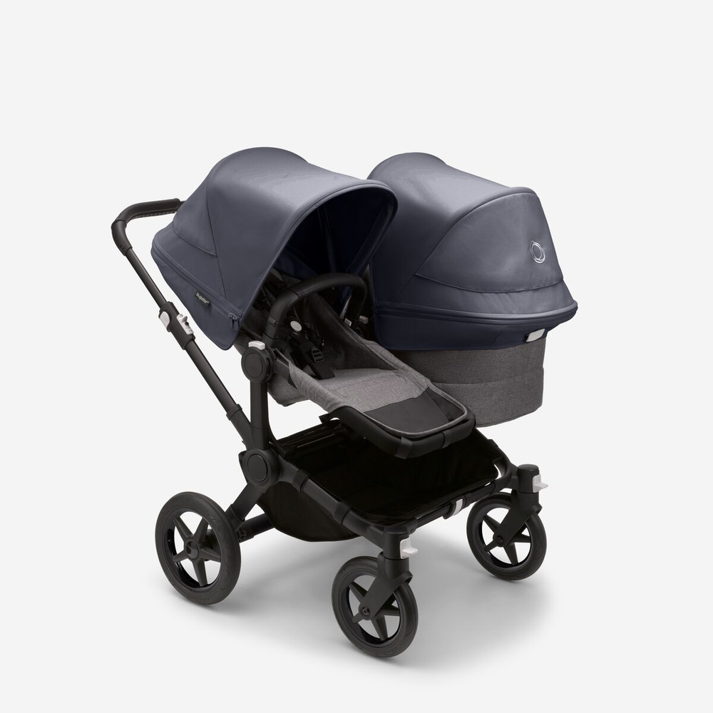 Коляска для погодок Bugaboo Donkey Duo 5 Stormy blue/grey melange/black #1