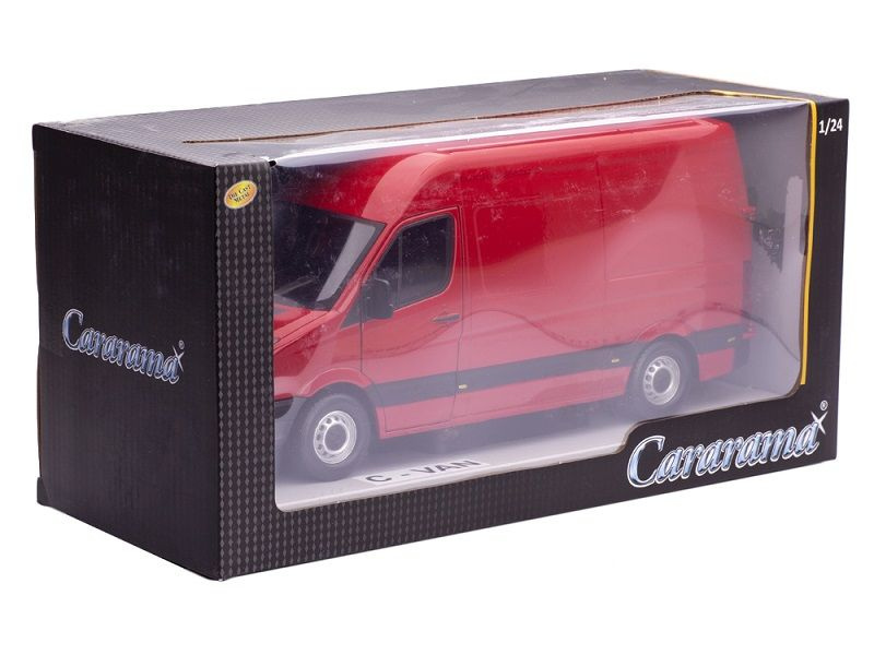 Машинка Cararama Volkswagen Crafter Van красный 1/24, арт.33910 #1