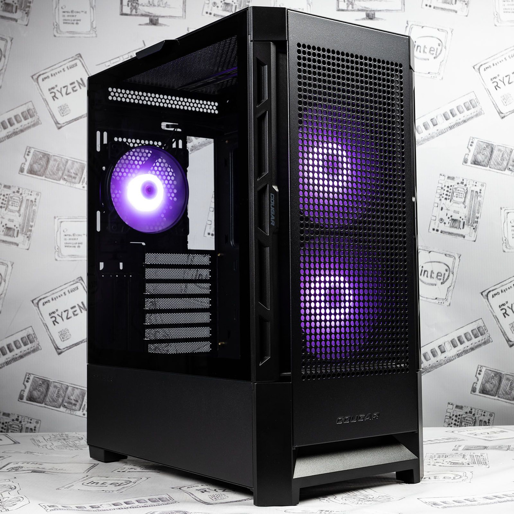 Корпус Cougar Airface RGB Black - купить с доставкой по выгодным ценам ...