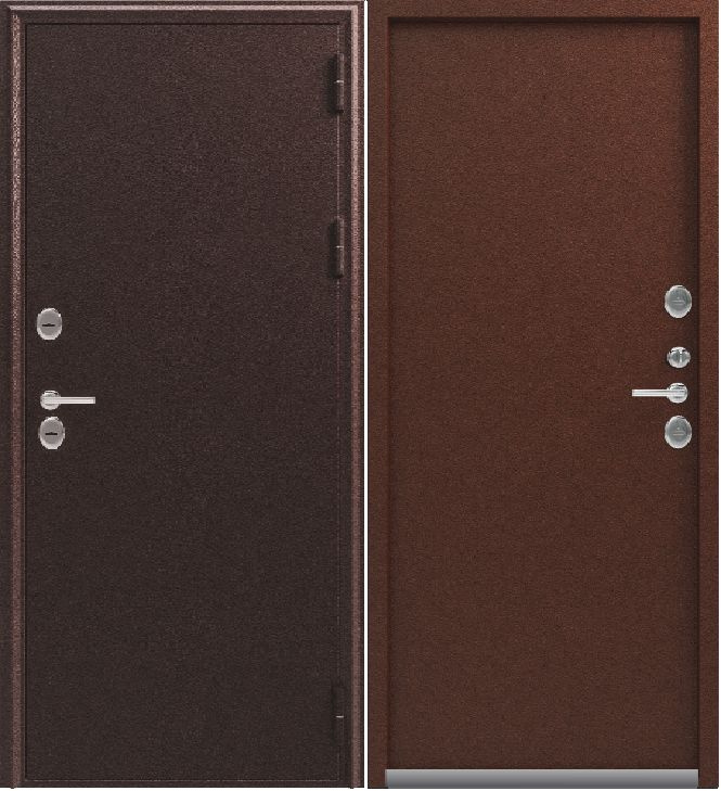 Входная дверь Эталон - входные двери Для дома 960*1900 мм, Медь ...