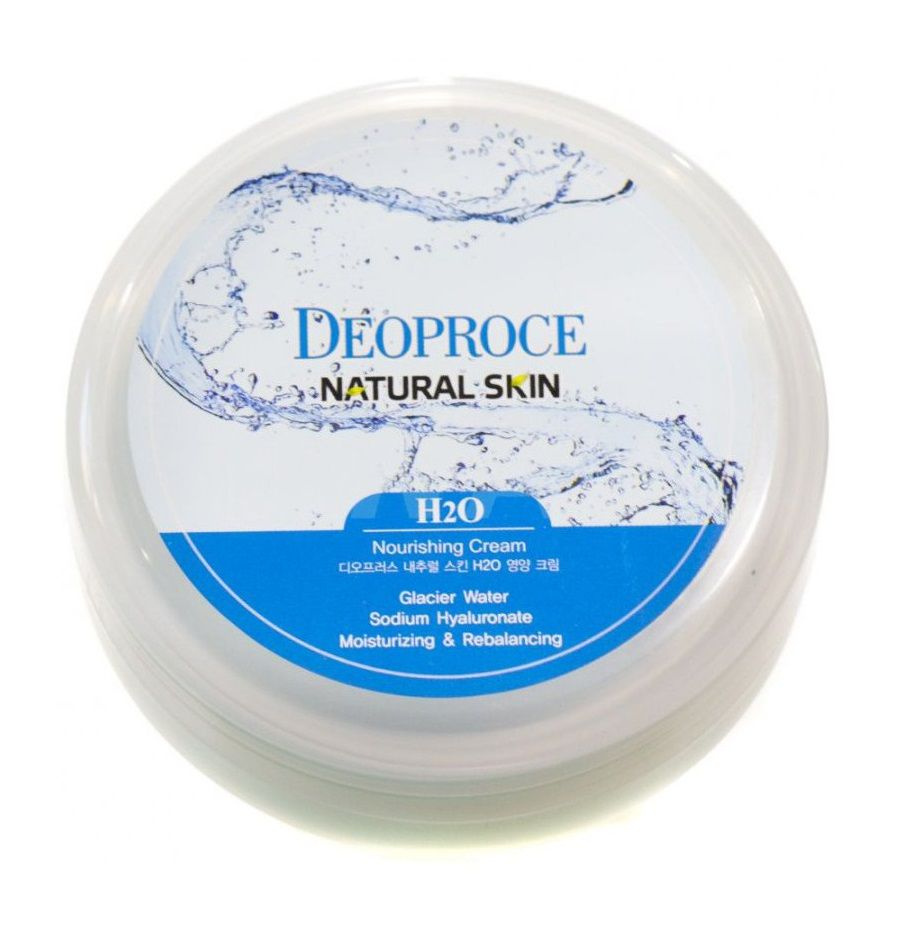 Deoproce Natural Skin H2O Nourishing Cream увлажняющий крем для лица и тела с ледниковой водой (100мл.) #1