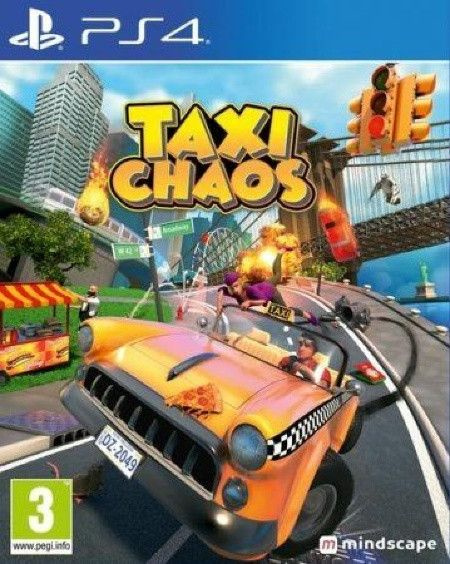 Игра Taxi Chaos (PS4)_PlayStation 4 (PlayStation 4, Английская версия) #1