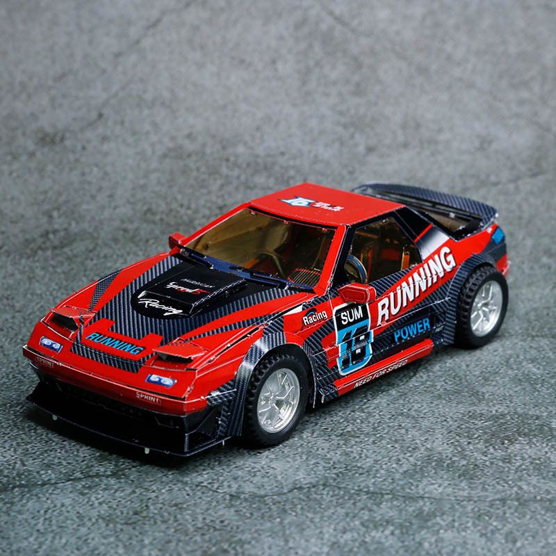 Металлическая сборная модель автомобиля, IRON STAR "Mazda RX7-FC", 1:43 ...