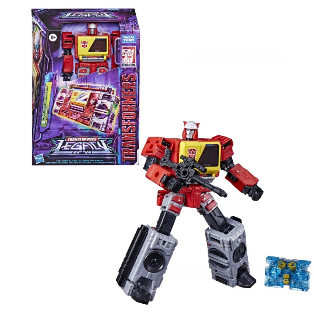 Hasbro Игрушки-трансформеры Generations Legacy Voyager Autobot Blaster и  фигурки прямого действия - от 8 лет и старше, 7 дюймов F3054 - купить с  доставкой по выгодным ценам в интернет-магазине OZON (1474623854)