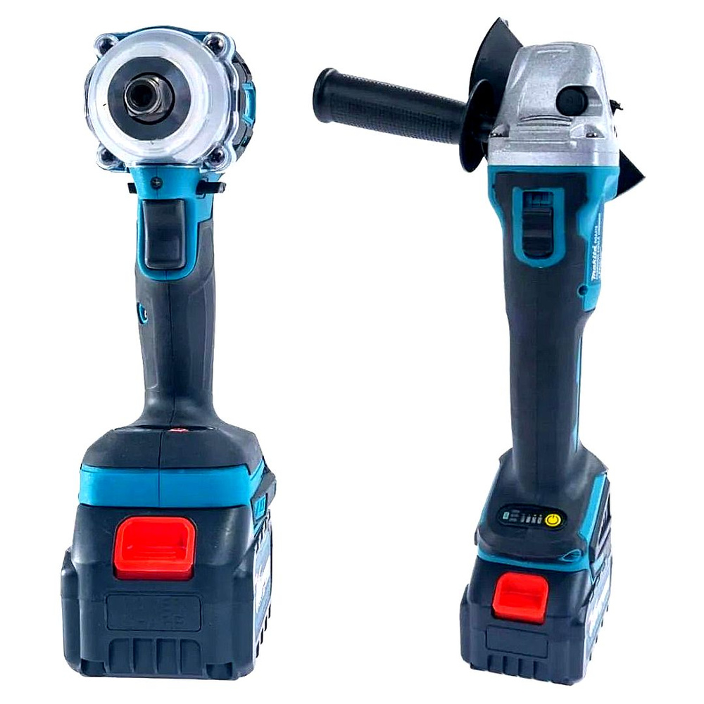 Макита набор инструментов бесщеточный гайковерт и аккумуляторная ...