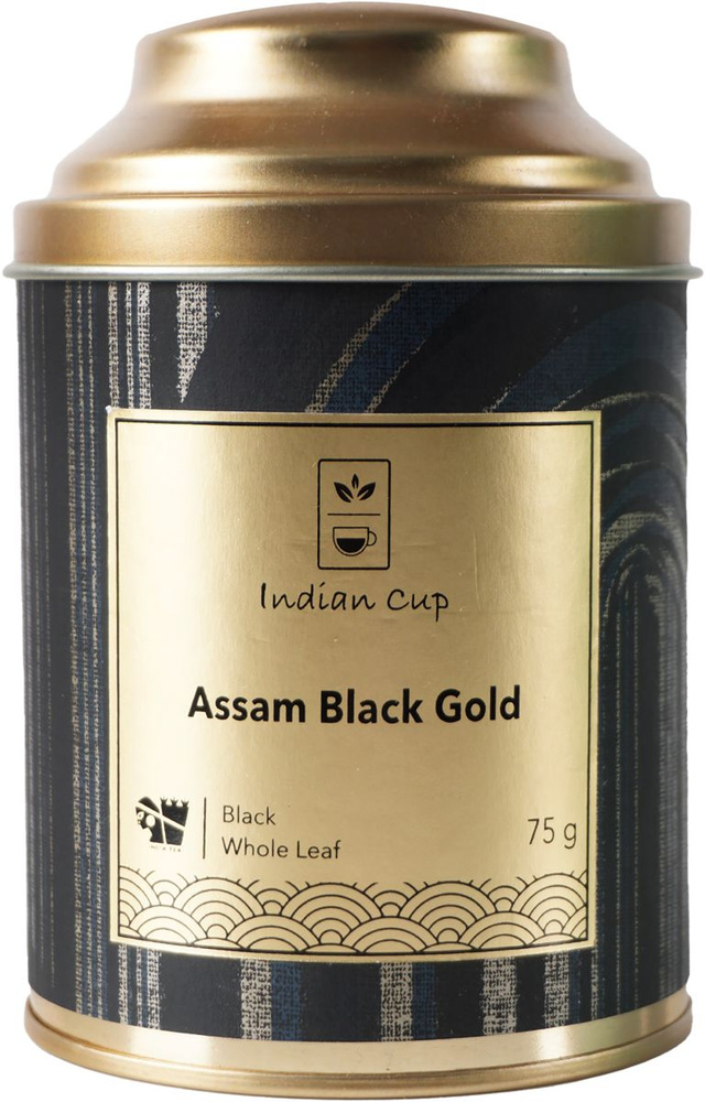 В заказе 1 штука: Чай черный Индиан Кап Ассам черное золото Роли Интернешнл ж/б, 75 г  #1