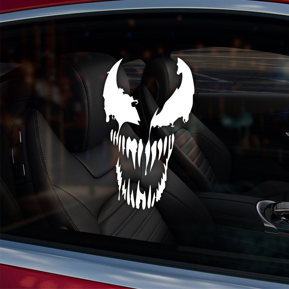 Наклейка (15х24см) Веном на авто (Venom)