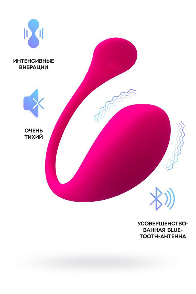 Виброяйцо LOVENSE Lush 3, силикон, розовый, 18 см - купить с доставкой ...