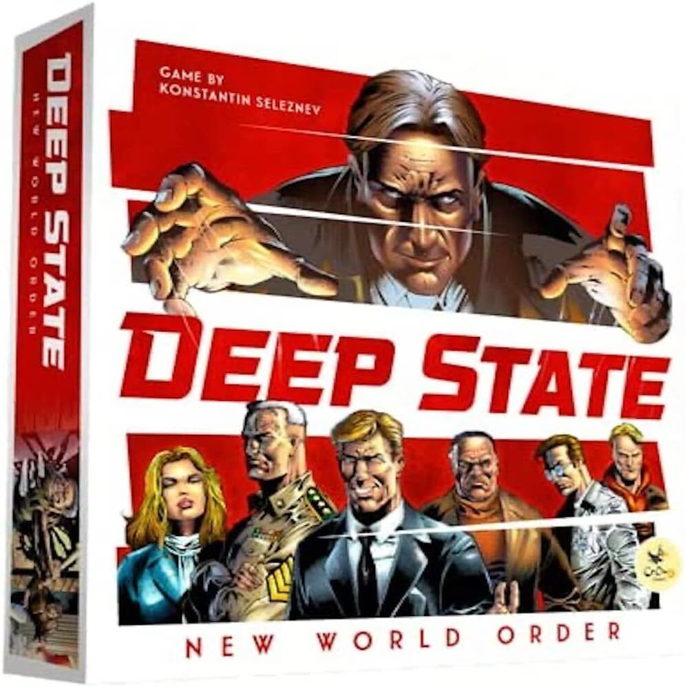 Настольная игра Deep State. New World Order / Тайная власть. Новый мировой  порядок на английском языке