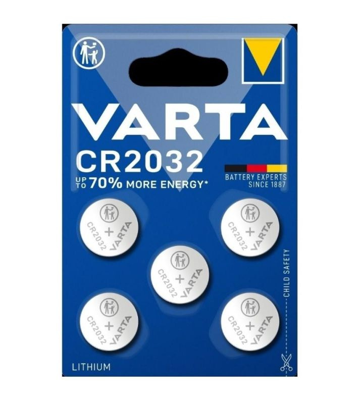 Батарейка Varta CR2032 Lithium 3V 5шт Уцененный товар #1