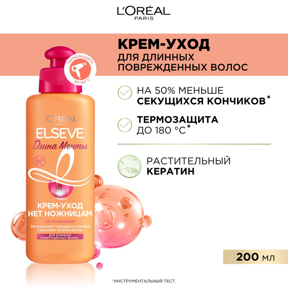 Крем для волос L'Oreal Paris Elseve Длина Мечты, несмываемый, для ...