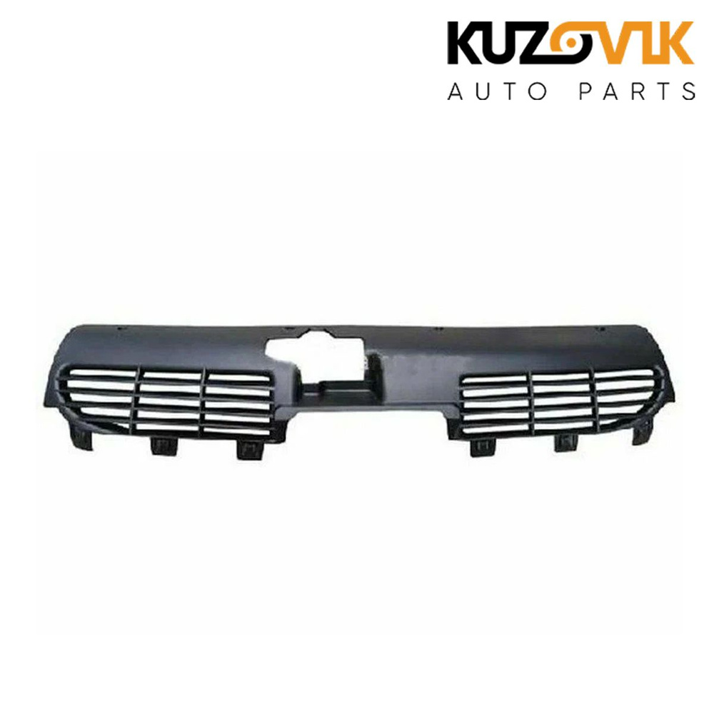 Решетка радиатора для Пежо Peugeot 206 (1998-2010) чёрная внутренняя ...