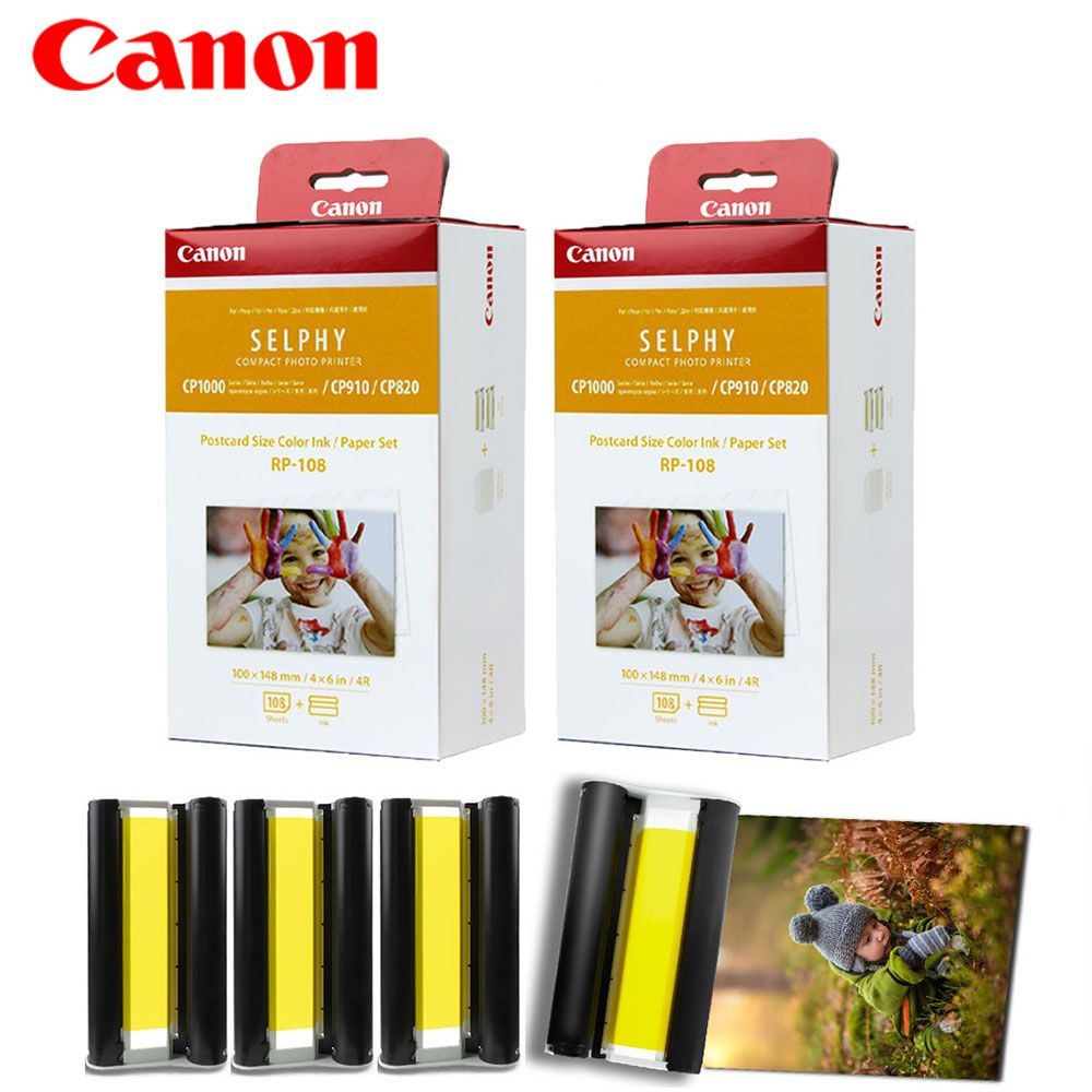 Расходник для печати Canon Photo Paper RP-108x1, Набор CMYK, для ...