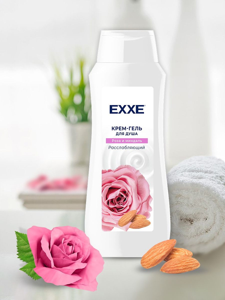 Гель для душа EXXE Крем-гель для душа Восстанавливающий "Кокос и инжир"