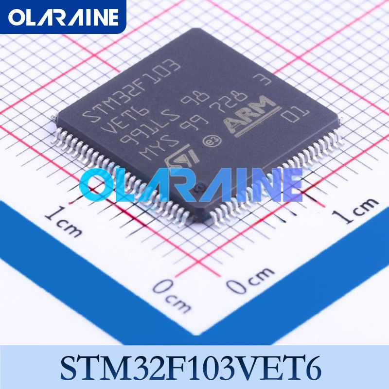 1 шт Stm32f103vet6 Lqfp 100 Микроконтроллер Arm Микросхемы Ic St