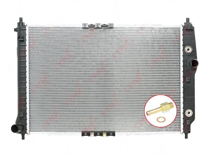 Радиатор охлаждения двигателя (технология пайки) подойдет на CHEVROLET ...