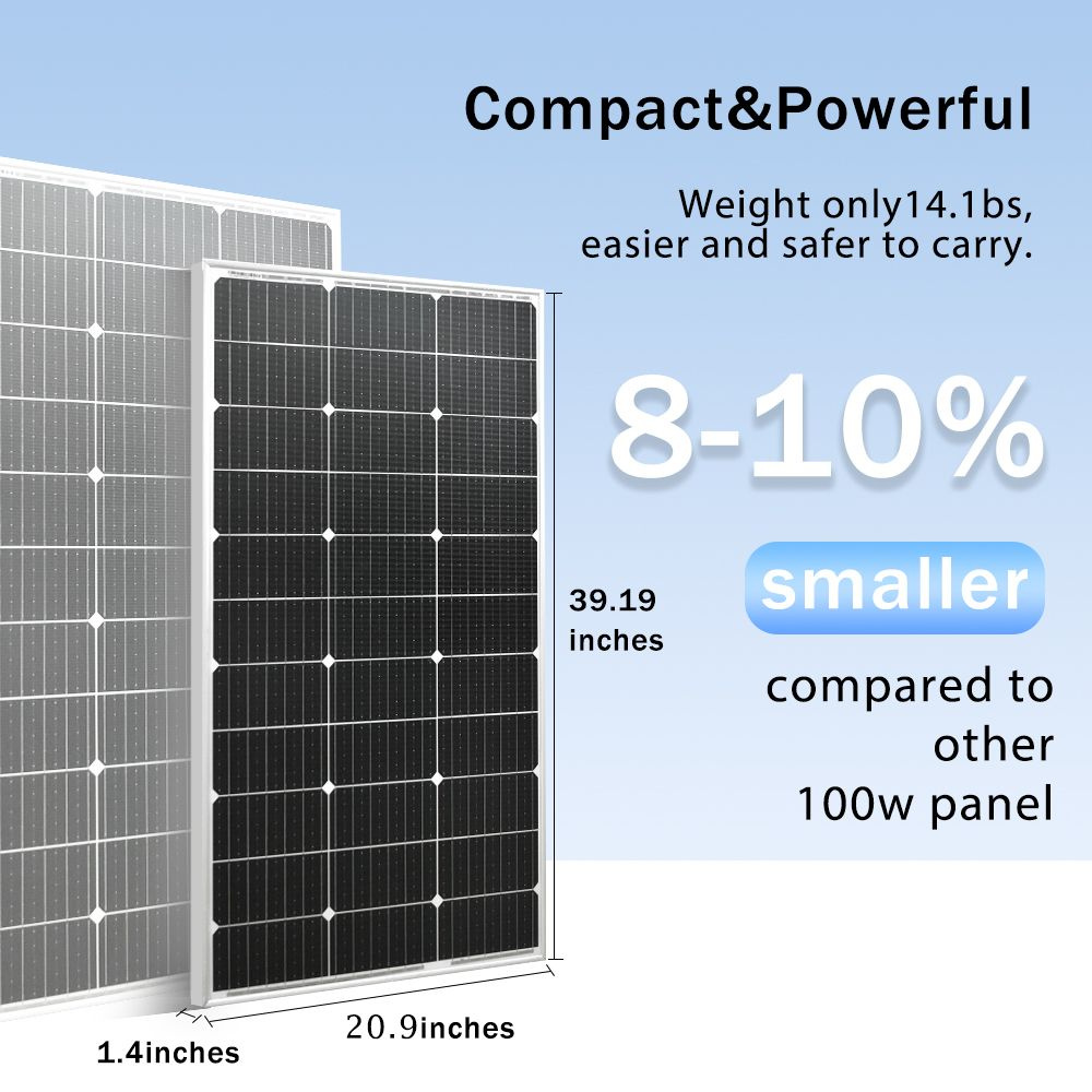 Жесткие солнечные батареи с 25 - летним сроком службы 30 Мм толщиной 200 Вт  #1