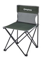 Кресло kingcamp hard arm chair kc3825 серый черный