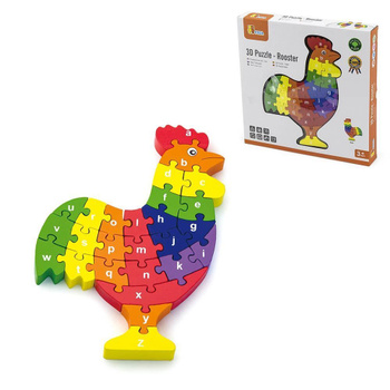 Пазлы Viga Алфавит – купить в интернет-магазине OZON по низкой цене