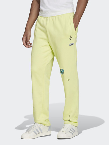 Adidas sst track pants 2024 yellow