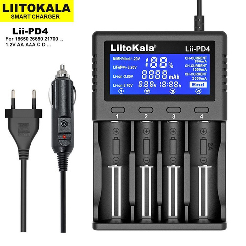 Зарядное устройство для аккумуляторных батареек LiitoKala LII-PD4-EU  #1