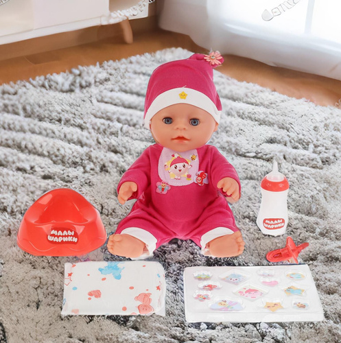 Кукла пупс для девочки Малышарики Карапуз говорящая 30 см - купить с ...