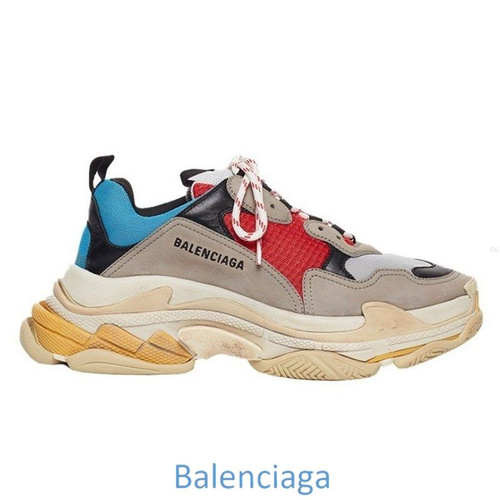 Balenciaga triple s cheap homme marron