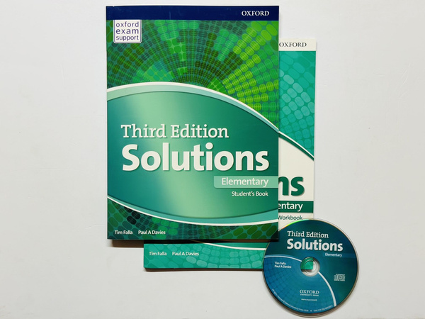 Solutions Elementary Third Edition Комплект: Student's Book + Workbook ...