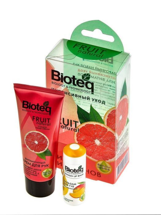 Bioteq Набор косметики для ухода за кожей рук и губ "Интенсивный уход и ...