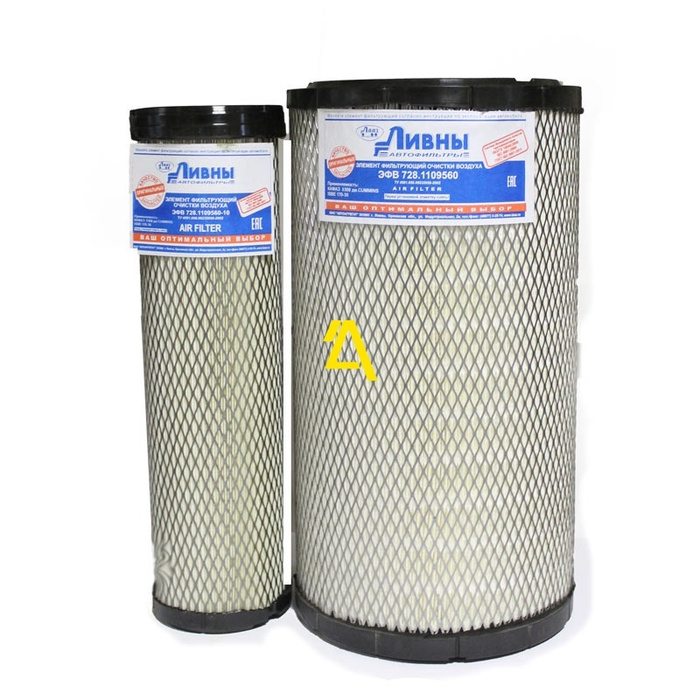 Воздушный фильтр Фильтр воздушный 728.1109560-10 ЛААЗ 2 в 1 для а-м ...