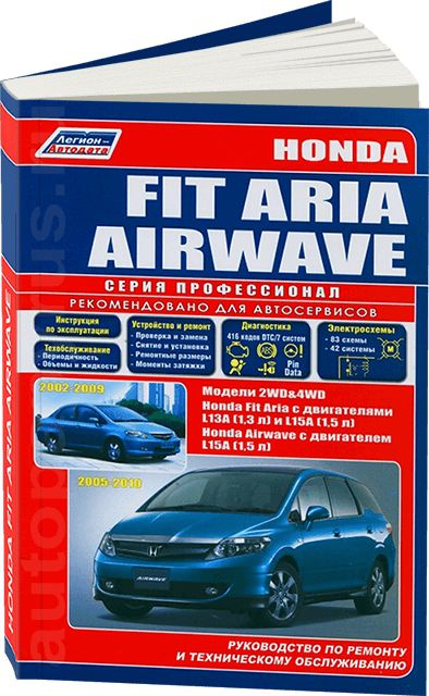 Книга: руководство / инструкция по ремонту и эксплуатации HONDA FIT ...