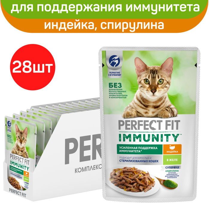 Perfect fit immunity для кошек. Перфект фит иммунитет. Корм Перфект фит с индейкой. Желе perfect Fit. Корм Перфект фит для стерилизованных кошек влажный.