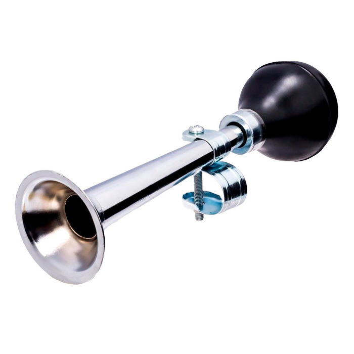 Клаксон пневматический велосипедный металлический Громкий черный ...