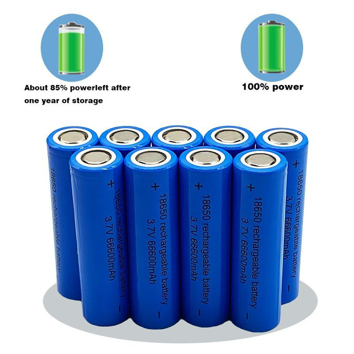 18650 Батарейки 66600mah 3.7 V для фонарей игрушечные литиевые зарядные ...