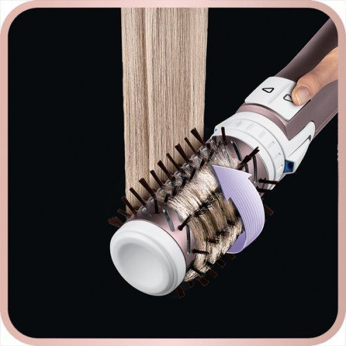 Фен-щетка для волос Rowenta Brush Activ Premium Care CF9540F0, розовый ...