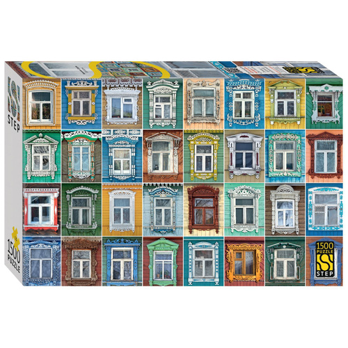 Пазл для взрослых 1500 деталей. Наличники. Суздаль. Step Puzzle