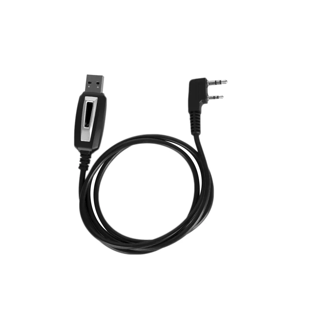 2-контактный USB-кабель для программирования рации UV-5R (черный) для записи частоты., черный, фото 5
